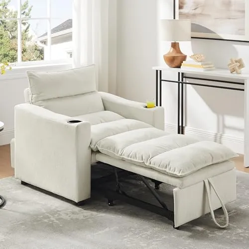 Eafurn 3-in-1 Convertible Sleeper Chair