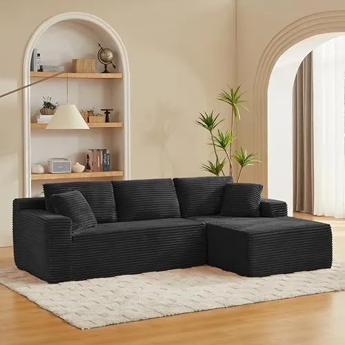 Eafurn 103" L-Shaped Cloud Sectional
